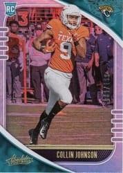 2020 Panini Absolute Base Set Collin Johnson #121 card