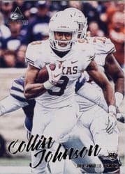 2020 Panini Luminance Base Set Collin Johnson #163 card