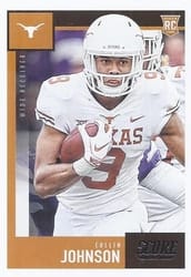 2020 Score Base Set Collin Johnson #418 card