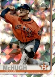 2019 Topps Chrome Sapphire Edition Base Set Collin McHugh #674 card