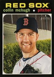 2020 Topps Heritage Base Set Collin McHugh #510 card
