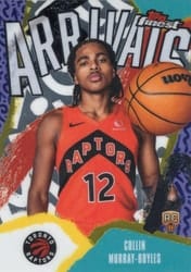2025-26 Finest Arrivals Collin Murray-Boyles #A-9 card