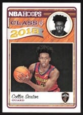 2018 Panini Hoops Class of 2018 Collin Sexton Winter #8 card