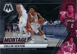 2020-21 Panini Mosaic Montage Collin Sexton #2 card