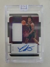 2021-22 Panini One and One Jersey Autographs Collin Sexton #JA-CSX card