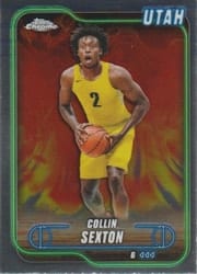 2024-25 Topps Chrome Base Set Collin Sexton #35 card