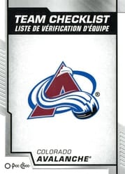 2020-21 O-Pee-Chee Base Set Colorado Avalanche #558 card