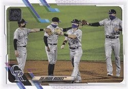 2021 Topps Base Set Colorado Rockies #73 card
