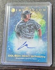 2022 Bowman Inception Primordial Prospects Autographs Colson Montgomery #PPA-CM card
