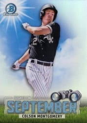 2023 Bowman Sights on September Colson Montgomery #SOS-6 card