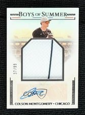 2024 Panini Boys of Summer Jumbo Prospect Material Signatures Colson Montgomery #JMS-CM card
