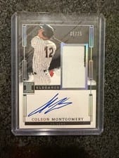 2024 Panini Impeccable Elegance Prospect Jersey Autographs Colson Montgomery #EPJ-CM card