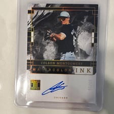 2024 Panini Impeccable Watercolor Signatures Colson Montgomery #WCS-CM card