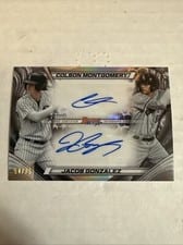2024 Bowman's Best Dual Autographs Colson Montgomery / Jacob Gonzalez #DA-MG card