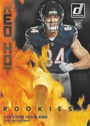 2025 Donruss Red Hot Rookies Colston Loveland #RHR-CLV card