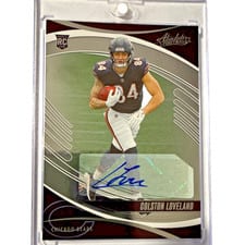 2025 Panini Absolute Signature Rookies Colston Loveland #114 card