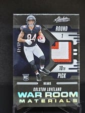 2025 Panini Absolute War Room Materials Colston Loveland #WRM-CLD card