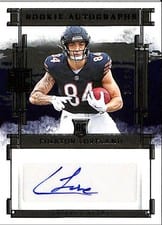 2025 Panini Impeccable Rookie Autographs Colston Loveland #3 card