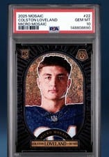 Colston Loveland 2025 Panini Mosaic Micro #22 card