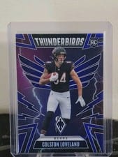 2025 Panini Phoenix Thunderbirds Colston Loveland Blue #9 card