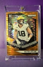 2025 Panini Prizm Draft Picks Trophy Hunting Colston Loveland #7 card