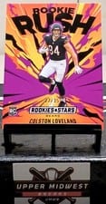 2025 Panini Rookies & Stars Rookie Rush Colston Loveland #4 card