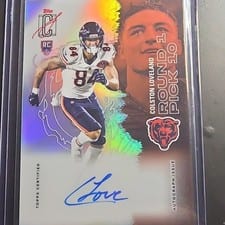 2025 Topps Chrome Rookies Autographs Colston Loveland #RA-CL card