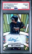2023 Bowman Draft Glass Autographs Colt Emerson #BGA-CE card