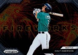 2024 Panini Prizm Fireworks Colt Emerson #4 card