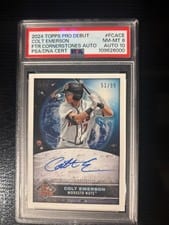 2024 Topps Pro Debut Future Cornerstones Autographs Colt Emerson #FCA-CE card