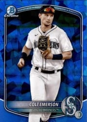 2025 Bowman Sapphire Edition Base Set Colt Emerson #BCP-17 card