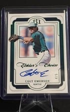 2025 Panini National Treasures Ecklar's Choice Signatures Colt Emerson #5 card