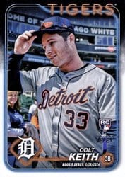 2024 Topps Update Base Set Colt Keith #US192 card