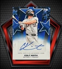 2025 Topps Baseball Stars Autographs Colt Keith #BSA2-CK card