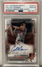 2021 Bowman Draft Chrome Draft Autographs Colton Cowser #CDA-CC card