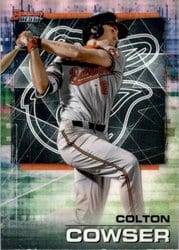 2021 Bowman's Best Base Set Colton Cowser #32 card