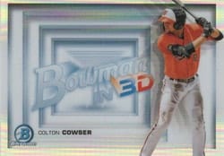 2022 Bowman 3D Colton Cowser #B3D-20 card