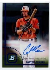 2022 Bowman Chrome Prospect Autographs Colton Cowser #CPA-CC card