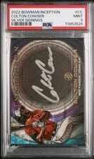 2022 Bowman Inception Silver Signings Colton Cowser #ISS-CC card