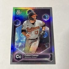 2022 Bowman Platinum Precious Elements Autographs Colton Cowser #PE-2 card
