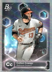 2022 Bowman Platinum Precious Elements Colton Cowser #PE-2 card