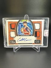 2022 Panini Three and Two Quad Jersey Autographs Colton Cowser #QJA-CC card
