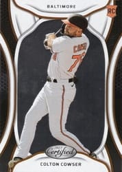 2023 Panini Chronicles Certified Colton Cowser #39 card