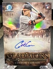2024 Bowman Chrome Gladiators of the Diamond Autographs Colton Cowser #GDA-CC card