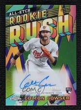 2024 Topps Chrome Update All-Etch Rookie Rush Autograph Colton Cowser #CURR-CC card