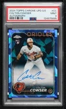 2024 Topps Chrome Update Sapphire Edition Autographs Colton Cowser #USA-CC card