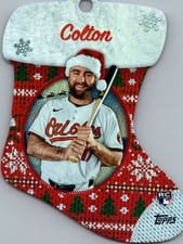 2024 Topps Holiday Stocking Die Cut Ornaments Colton Cowser #SDC-1 card
