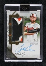 2024 Topps Transcendent Collection Rookie Showcase Patch Autographs Colton Cowser #RSPA-CC card