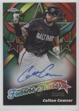 2025 Topps Chrome Future Stars Autographs Colton Cowser #FSA-CC card