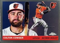 2025 Topps Chrome Platinum Base Set Colton Cowser #10 card